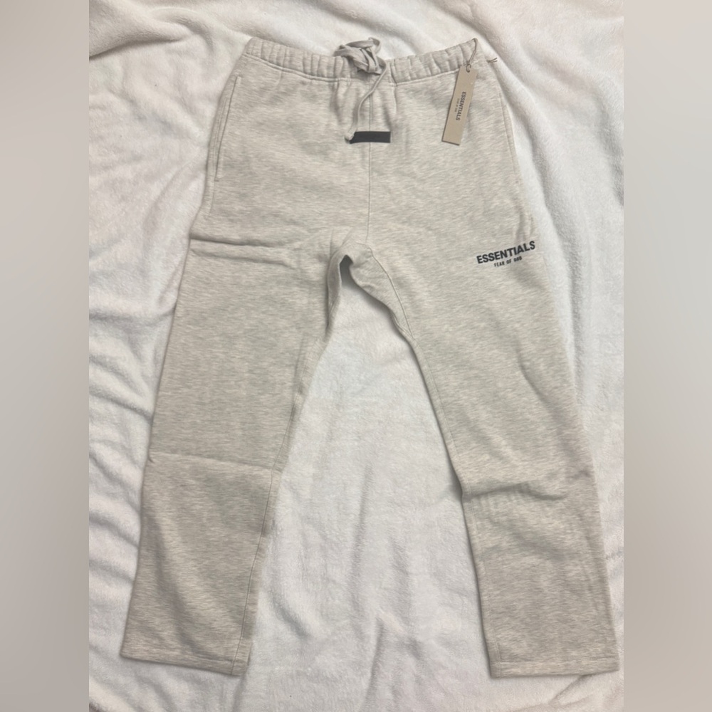 Fear of God Essentials Light Gray Joggers Boyfriend Girlfriend Valentine’s Day